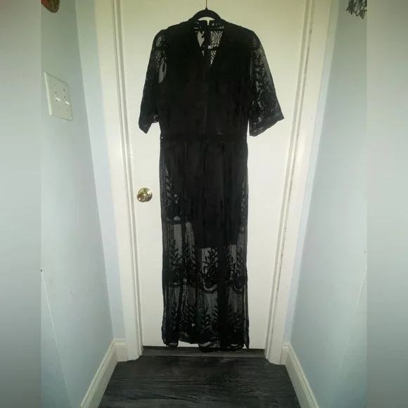 FOR MI | Women/Junior Large | Black | Lace | Boho | Casual | Portraits | NWT - Picture 16 of 16